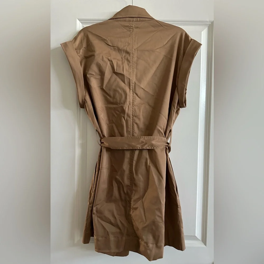 NWT Abercrombie Mini Trench Dress, L - Picture 8 of 8